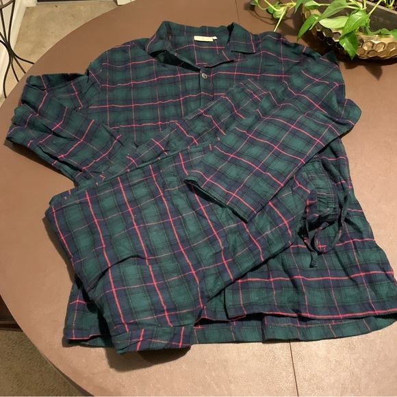 House Of Bruar Men's Tartan Plaid Green  Pyjamas XL - Picture 1 of 11